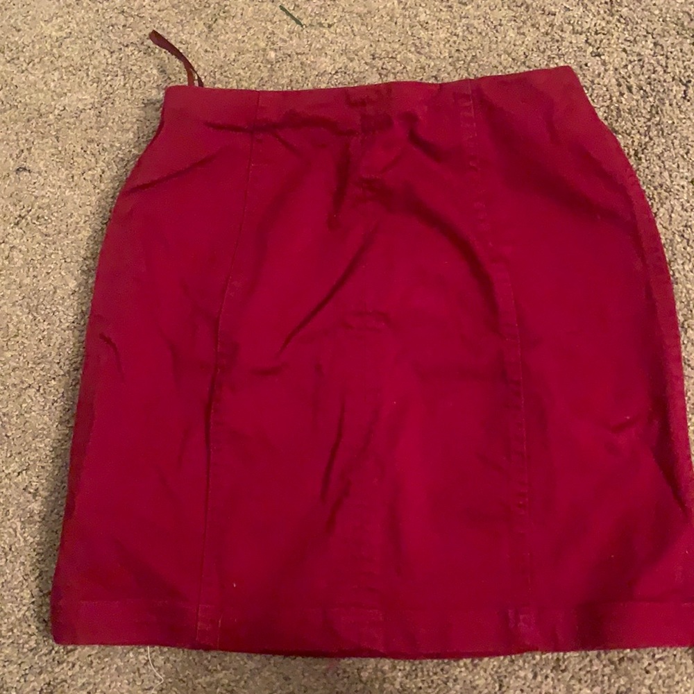 red altard state skirt hardly worn